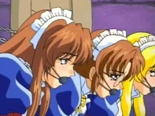 Mooie dienstmeisjes roughly openbare bondage - Hentai anime -seks