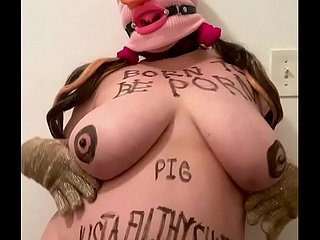 Fuckpig JustAFilthyCunt Body Parrot Mortified Shaking Broad in the beam Udders