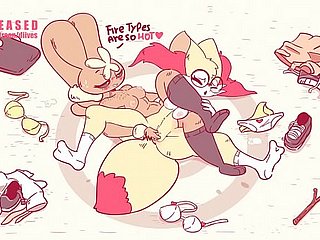Pokemon Lopunny Dominating Braixen in Wrestling  hard by Diives