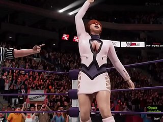 Cassandra bracken Sophizia vs Shermie bracken Ivy - Terribile finale !! - WWE2K19 - Waifu Wrestling