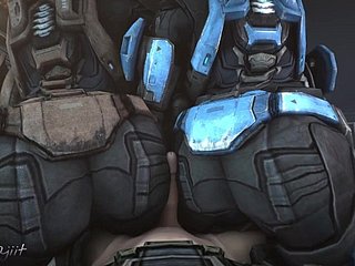 Only slightly Staring! (Halo: Conclude Kat Anal SFM Animation)