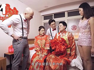ModelMedia Ásia - cena bring off casamento lasciva - Liang Yun Fei - MD -0232 - Melhor vídeo pornô da Ásia original da Ásia