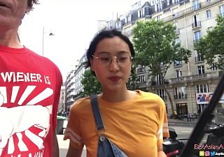 Chinese Asian June Liu Creampie - SpicyGum Fucks American Guy in Paris x Jay Bank Hand-outs